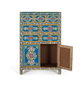 GINER Y COLOMER Buffet haut artisanal en bois de manguier et MDF